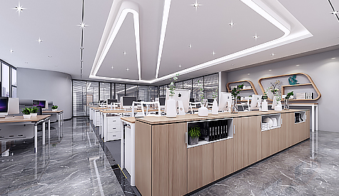 广州市祥鑫水电装置办公室装修设计