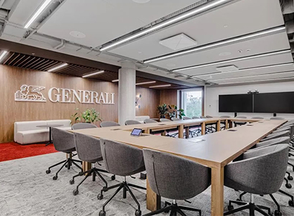 充满活力且支持团队事情的协作性办公室装修设计空间是怎样的——Generali